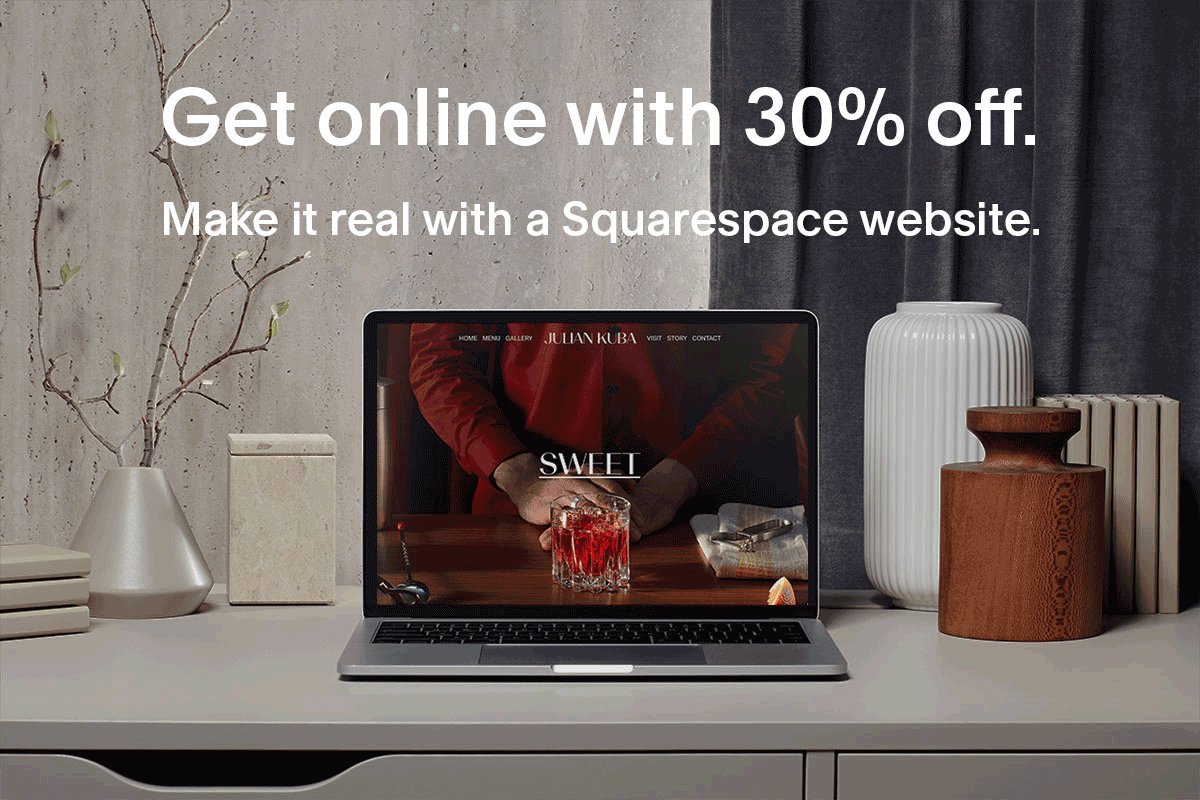 Take 30% off your Squarespace subscription